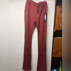 Doctrine Red Jogger Pants Super Stacked